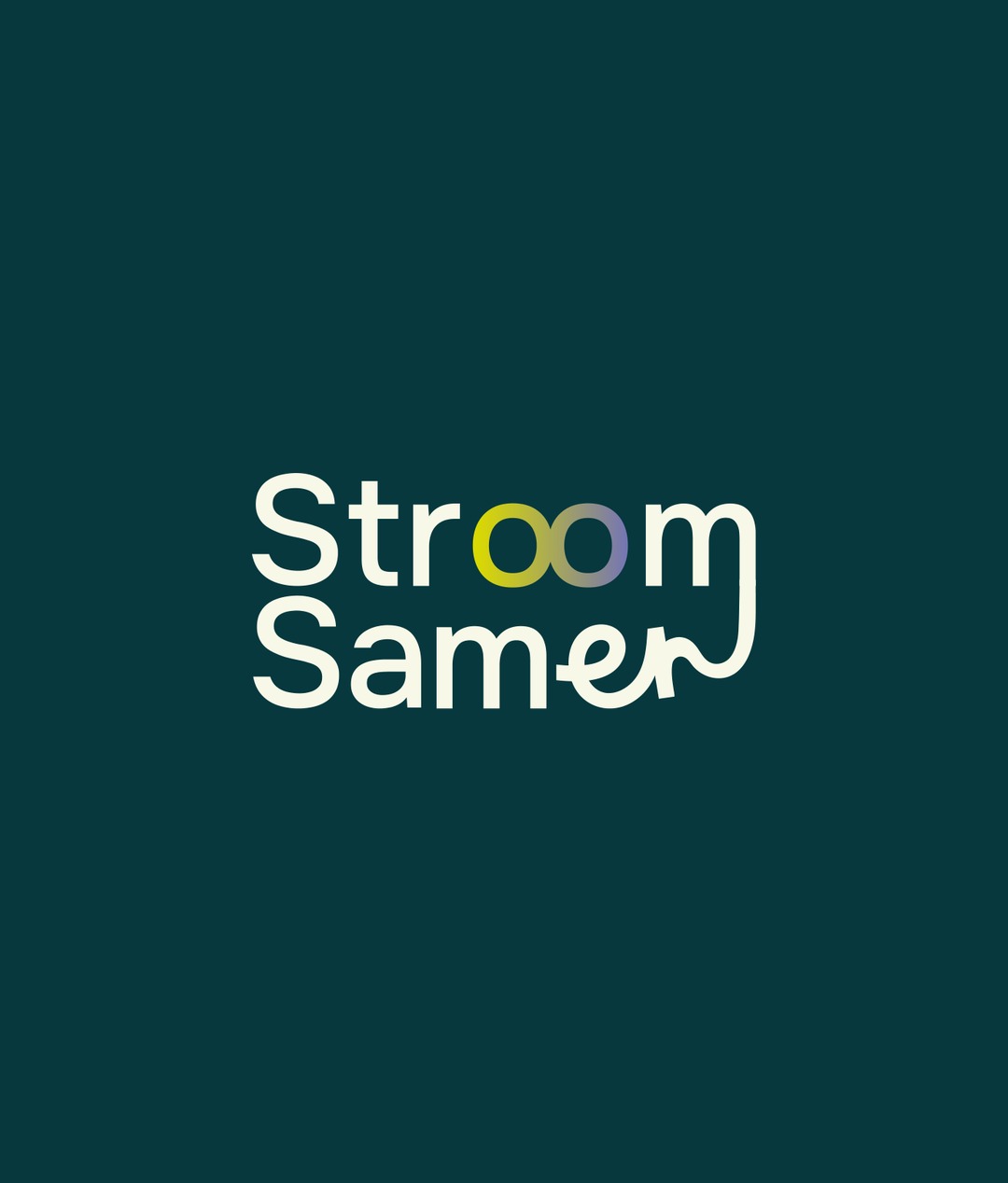 Stroom Samen logo concept